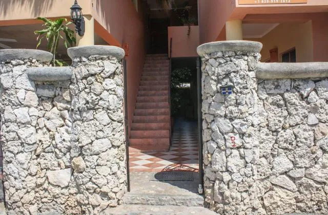 Entrance Hotel Villa Iguana bayahibe dominican republic
